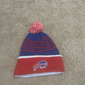 Buffalo Bills Blue and Red Knit Beanie with Logo